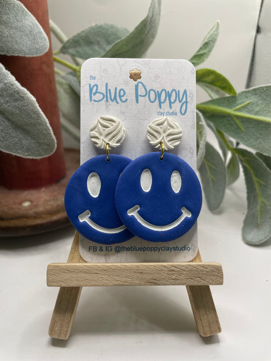 Smiley Face - Royal Blue
