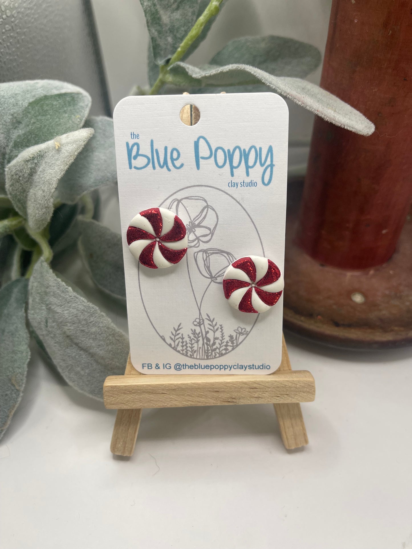 Peppermint Twist- Stud