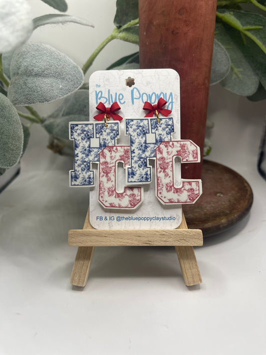 HC - Floral with Red Bow - LG