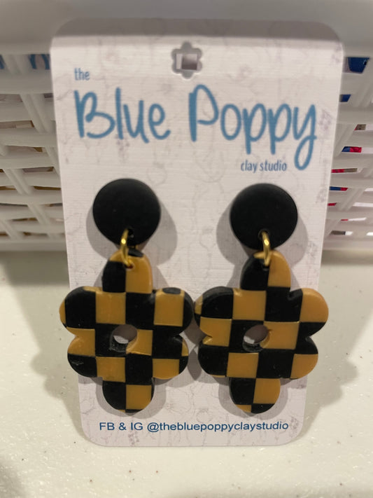 The Sydney Hannah-Checkerboard-Black & Gold