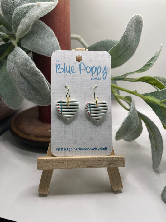 Paper heart dangle-fish hook